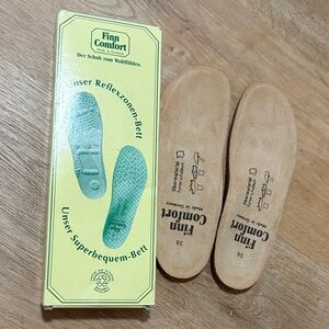 New Finn Comfort Germany Bequem Sift Flat Insole Replacements Size 36